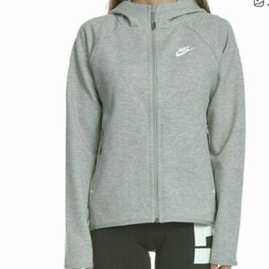 Nike women Tech Fleece hooded Full Zip jacket-size S